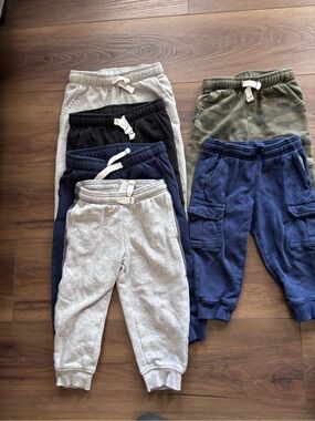Carter’s 12-18 months boy’s Jogger Pants Pack - Gray, Navy, Black, Green Camo